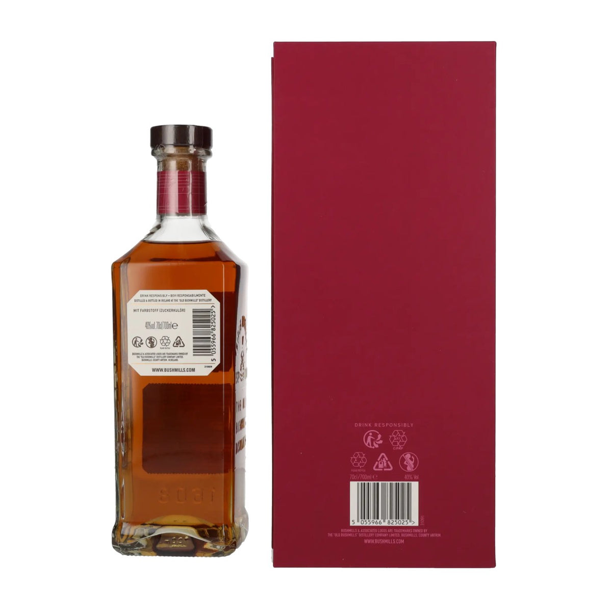 Whisky single malt Bushmills 16 ans d'âge, triple distillation, 40 % vol., 0,7 l, dans un coffret cadeau