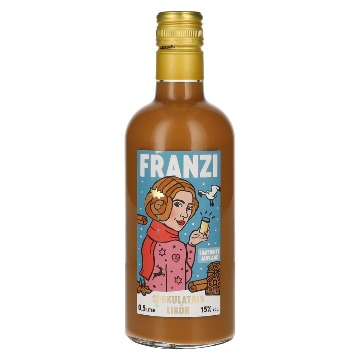 Franzi Spekulatius Likör, édition limitée, 15 % vol., 0,5 l