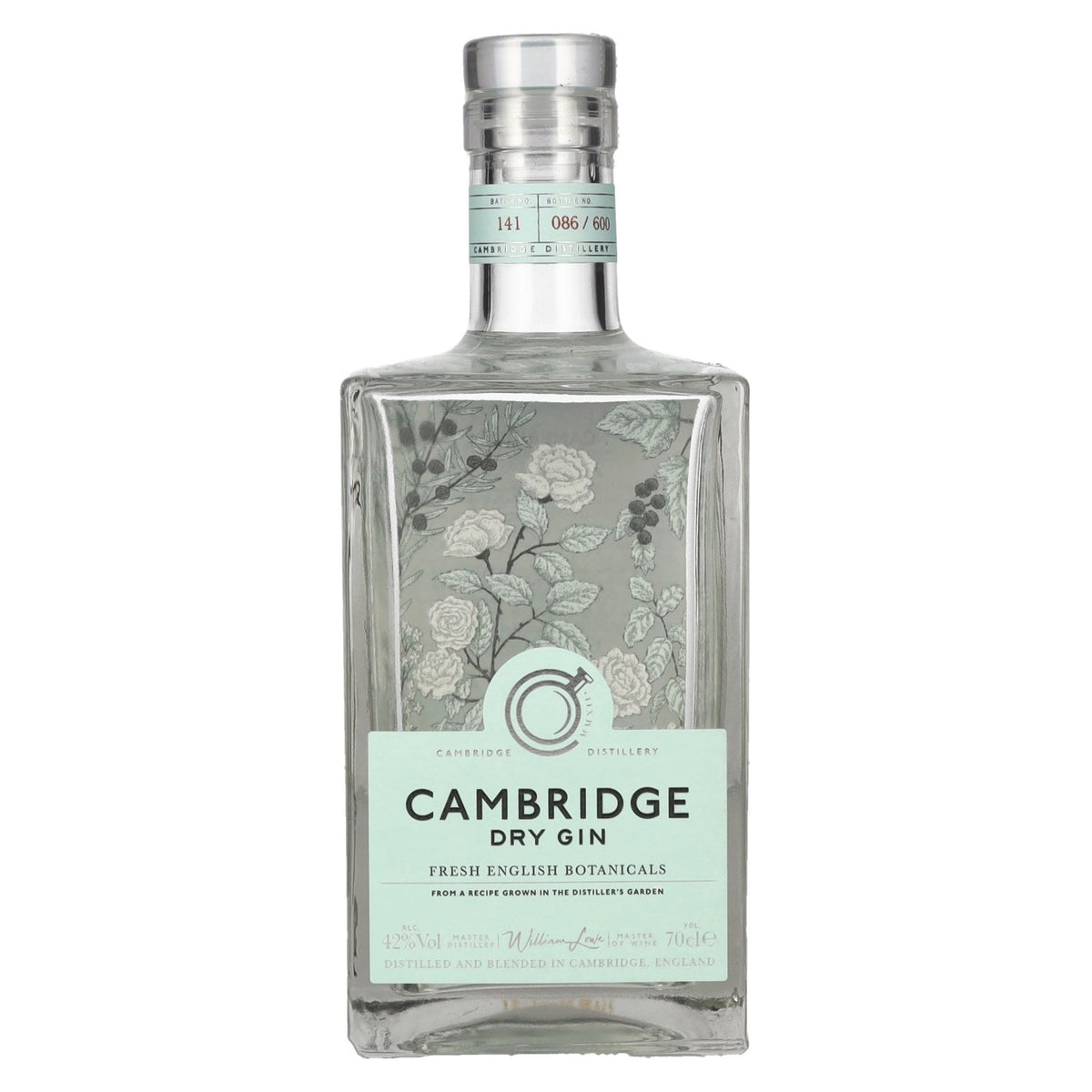 Cambridge Dry Gin 42% ABV 0.7l