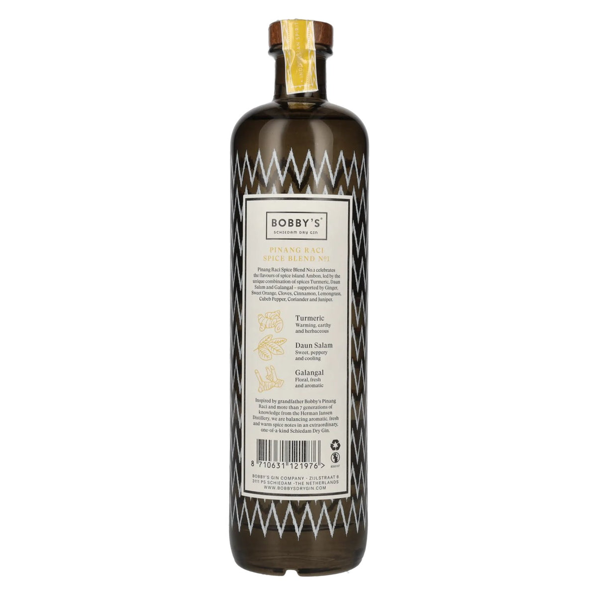 Bobby's Schiedam PINANG RACI SPICE Dry Gin 42% vol. 0,7 l