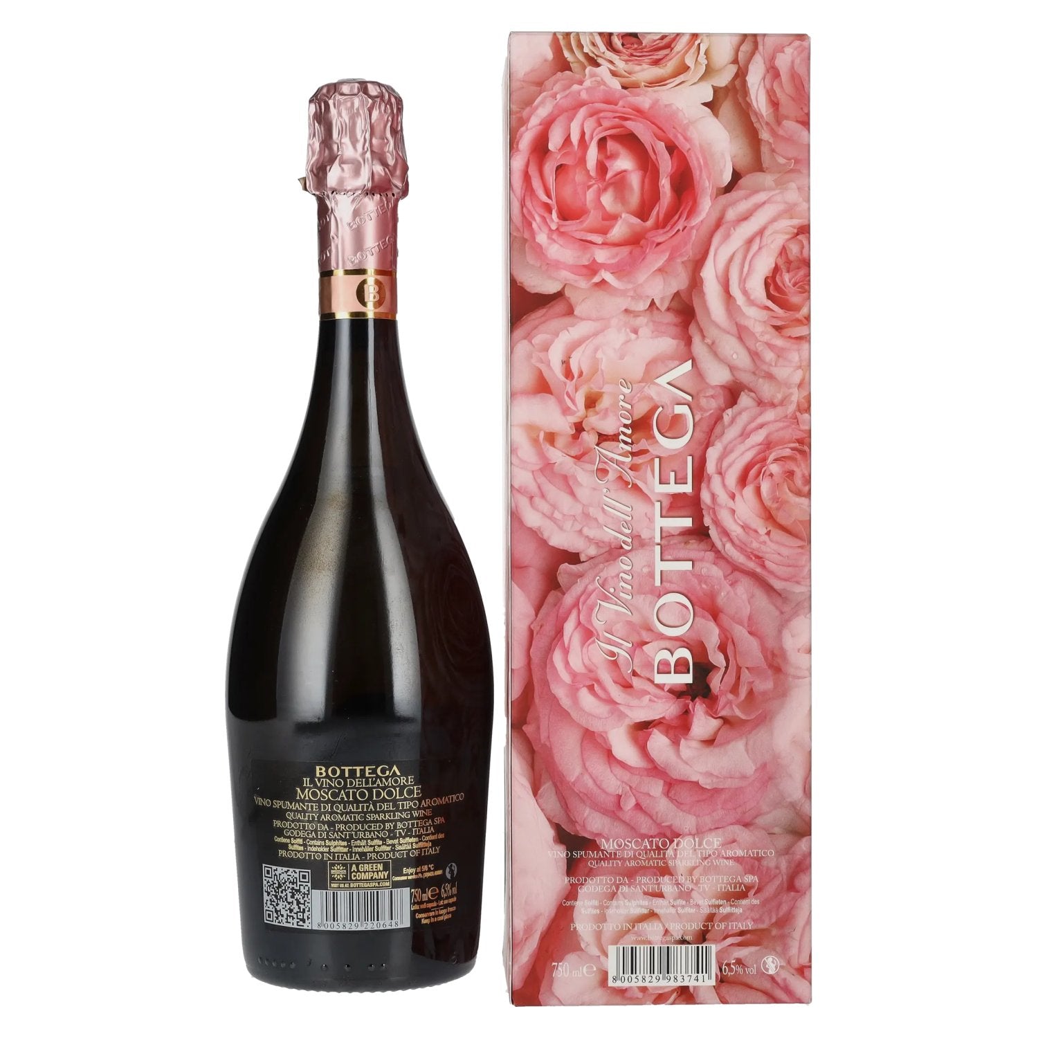 Bottega Petalo Moscato Il Vino dell' Amore 6,5% Vol. 0,75l in gift box