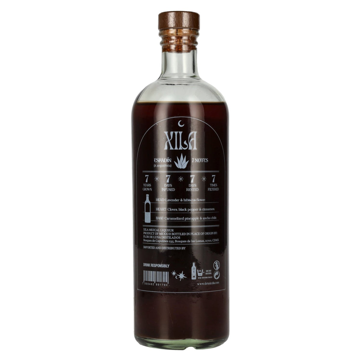 Xila, l'apéritif mexicain, liqueur d'agave, 20 % vol., 0,7 l