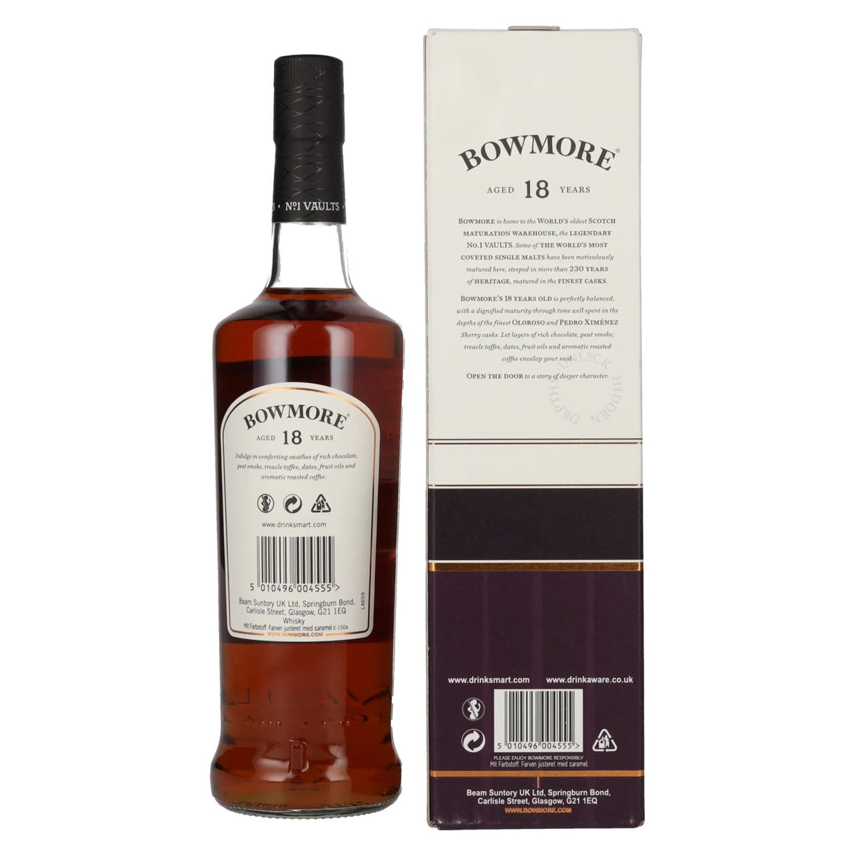 Bowmore 18 Years Old DEEP & COMPLEX Travel Exclusive 43% Vol. 0,7l in Geschenkbox
