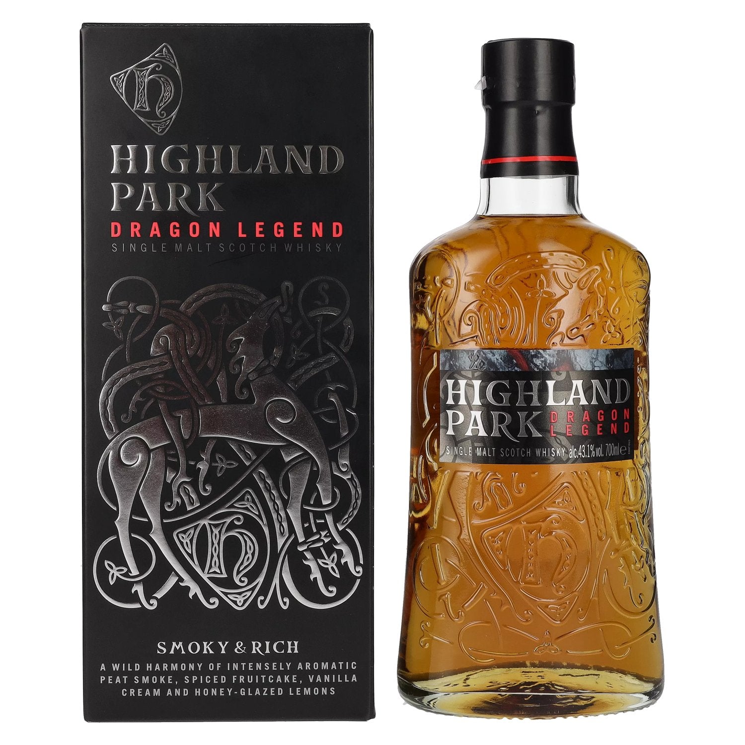 Highland Park DRAGON LEGEND Single Malt Scotch Whisky 43,1% vol. 0,7l en coffret cadeau