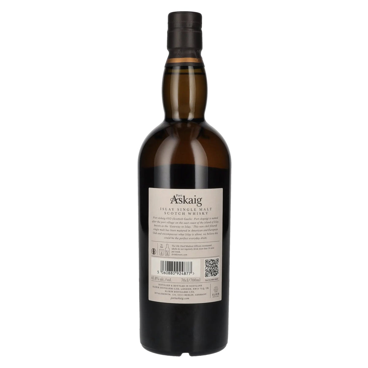 Port Askaig Islay 8 ans d'âge, single malt d'Islay, 45,8 % vol., 0,7 l