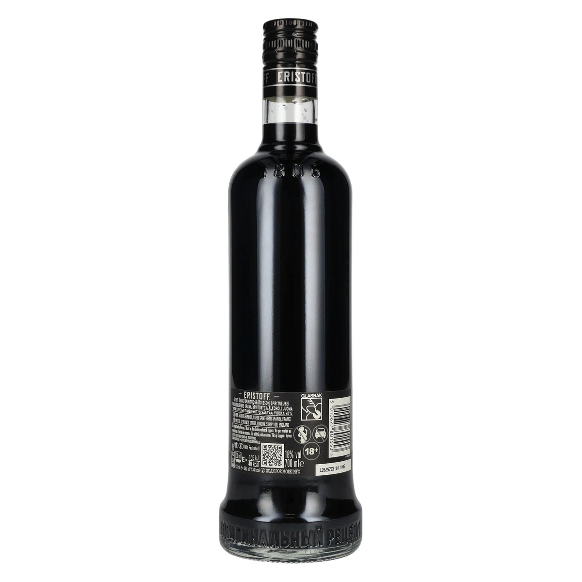 Eristoff Black Wild Berry Flavours &amp; Wodka 18% vol. 0,7 l