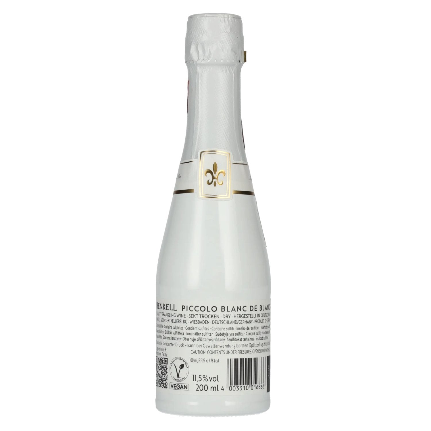Henkell Blanc de Blancs Dry-Sec Piccolo 11,5% Vol. 0,2l