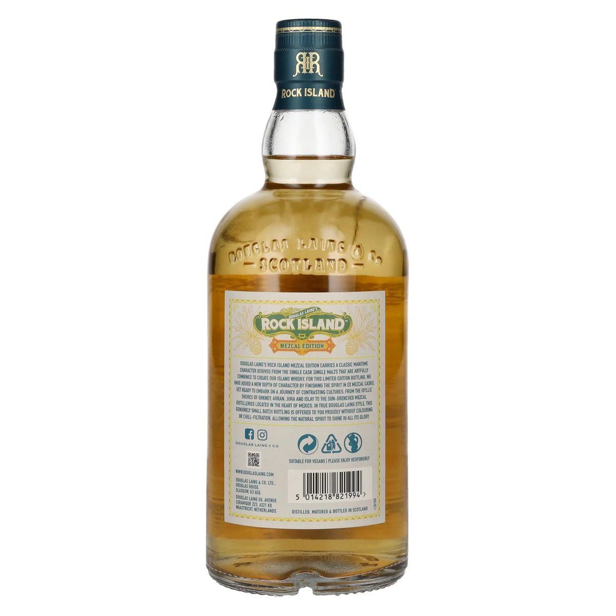 Douglas Laing ROCK ISLAND Mezcal Cask Edition 46.8% ABV 0.7l