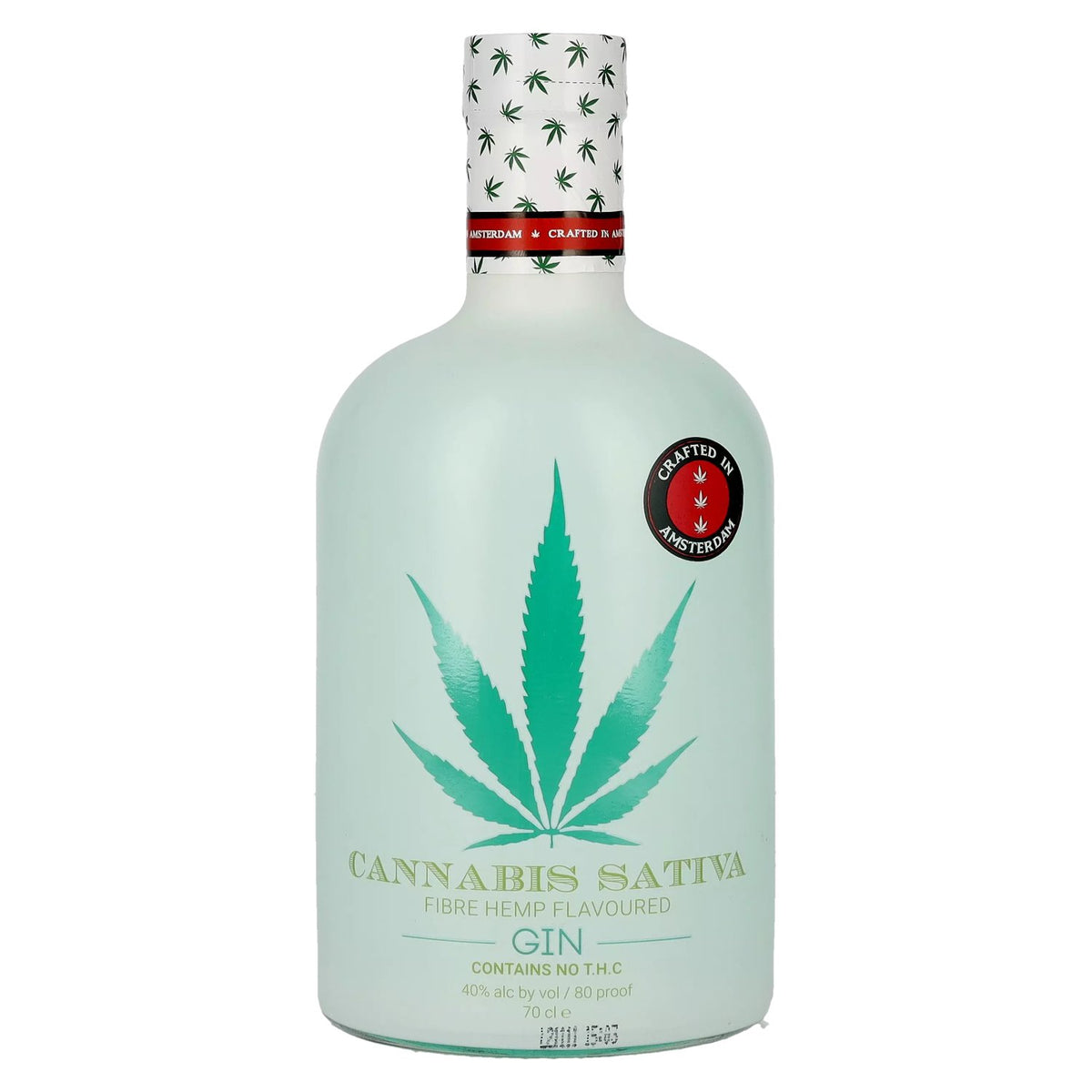 Gin aromatisé au chanvre (fibres de Cannabis sativa) 40 % vol. 0,7 l