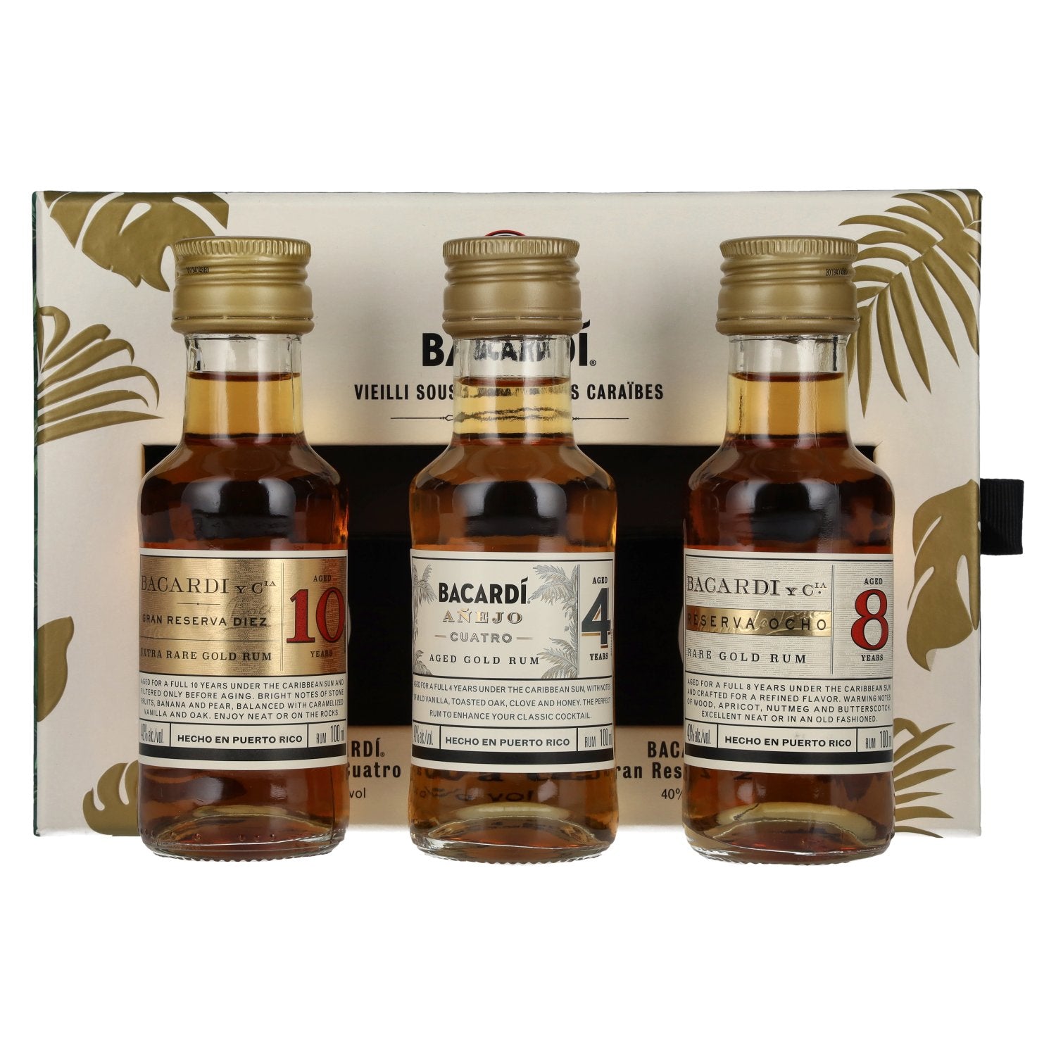 Bacardi DISCOVERY PACK 40% Vol. 3x0,1l in geschenkverpakking