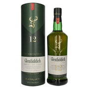 Glenfiddich 12 Years Old Single Malt Scotch Whisky 40% vol. 1 l in geschenkverpakking