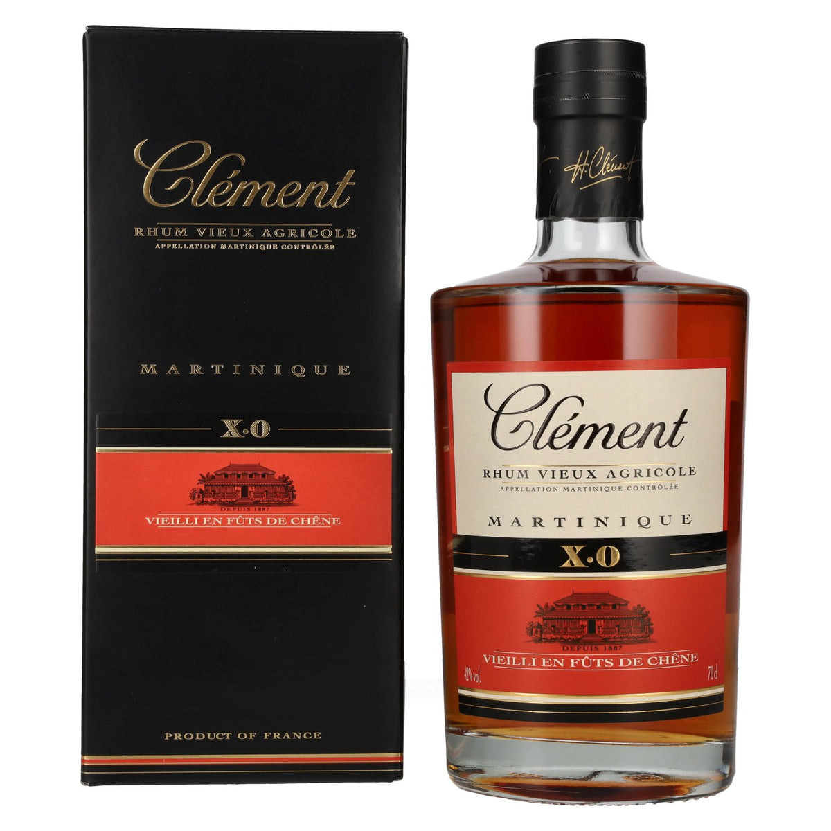 Clément Rhum Vieux Agricole X.O 42% vol. 0,7 l in geschenkverpakking