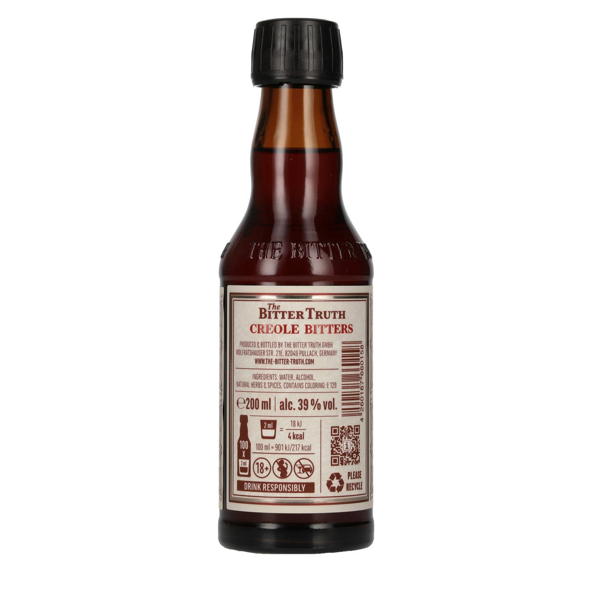 The Bitter Truth Creole Bitters 39% ABV 0.2 l