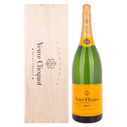 Veuve Clicquot Champagne Brut Yellow Label 12% Vol. 3l in houten doosje