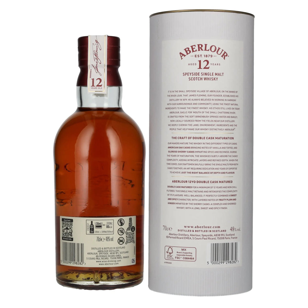 Aberlour 12 Years Old Speyside Single Malt 48% vol. 0.7 l in a gift box
