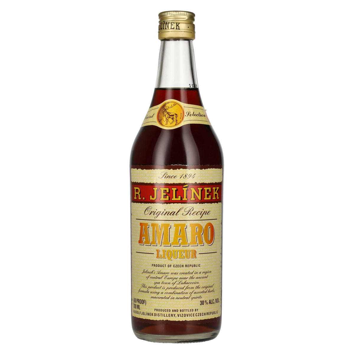 R. Jelínek Amaro-likeur 30% vol. 0,7 l