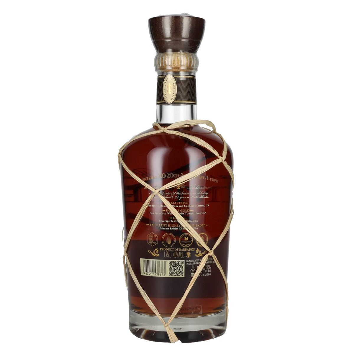 Planteray Rum BARBADOS XO 20th Anniversary 40% ABV 1.75 litres