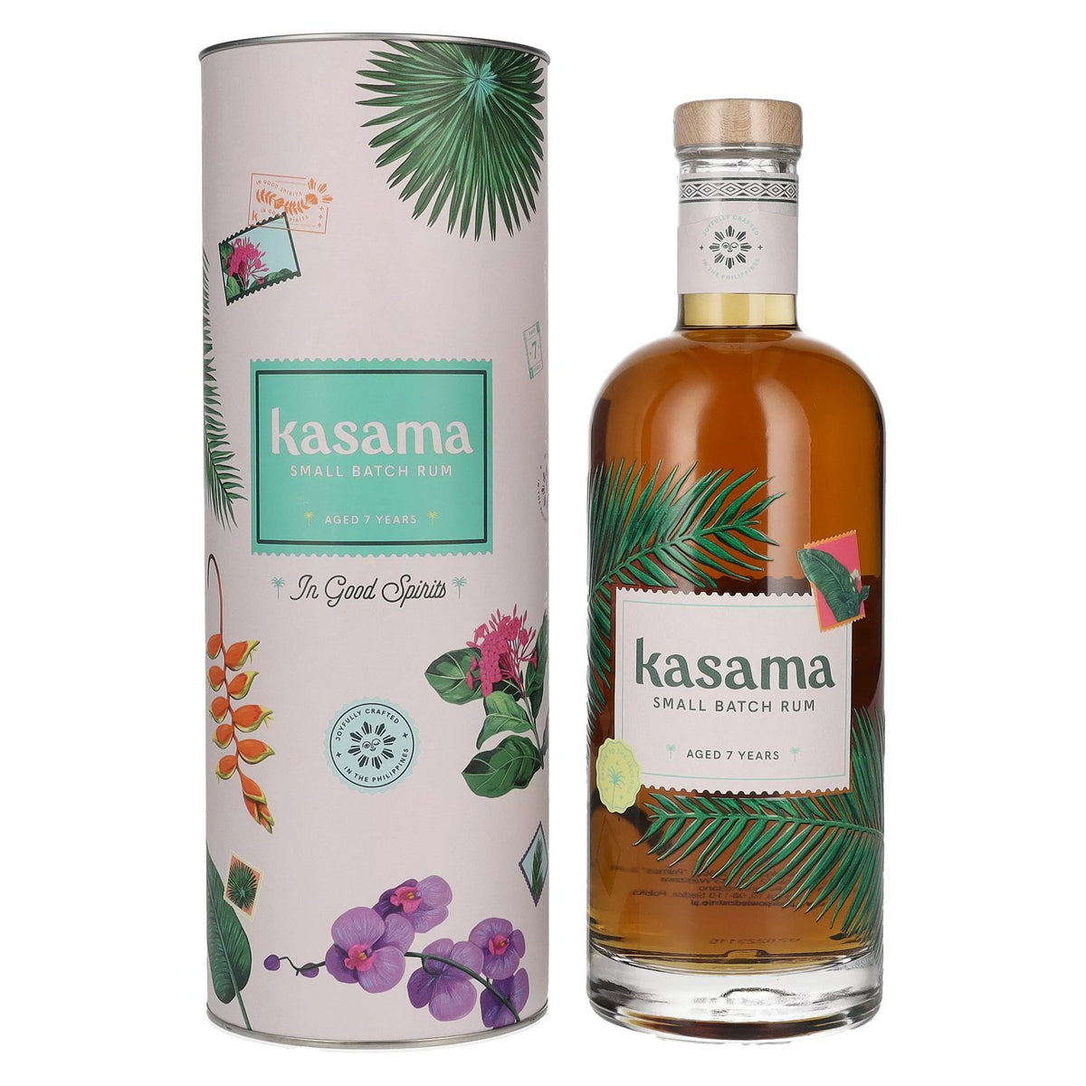 Kasama 7-Year-Old Small Batch Rum 40% ABV, 0.7 litres, in a gift box