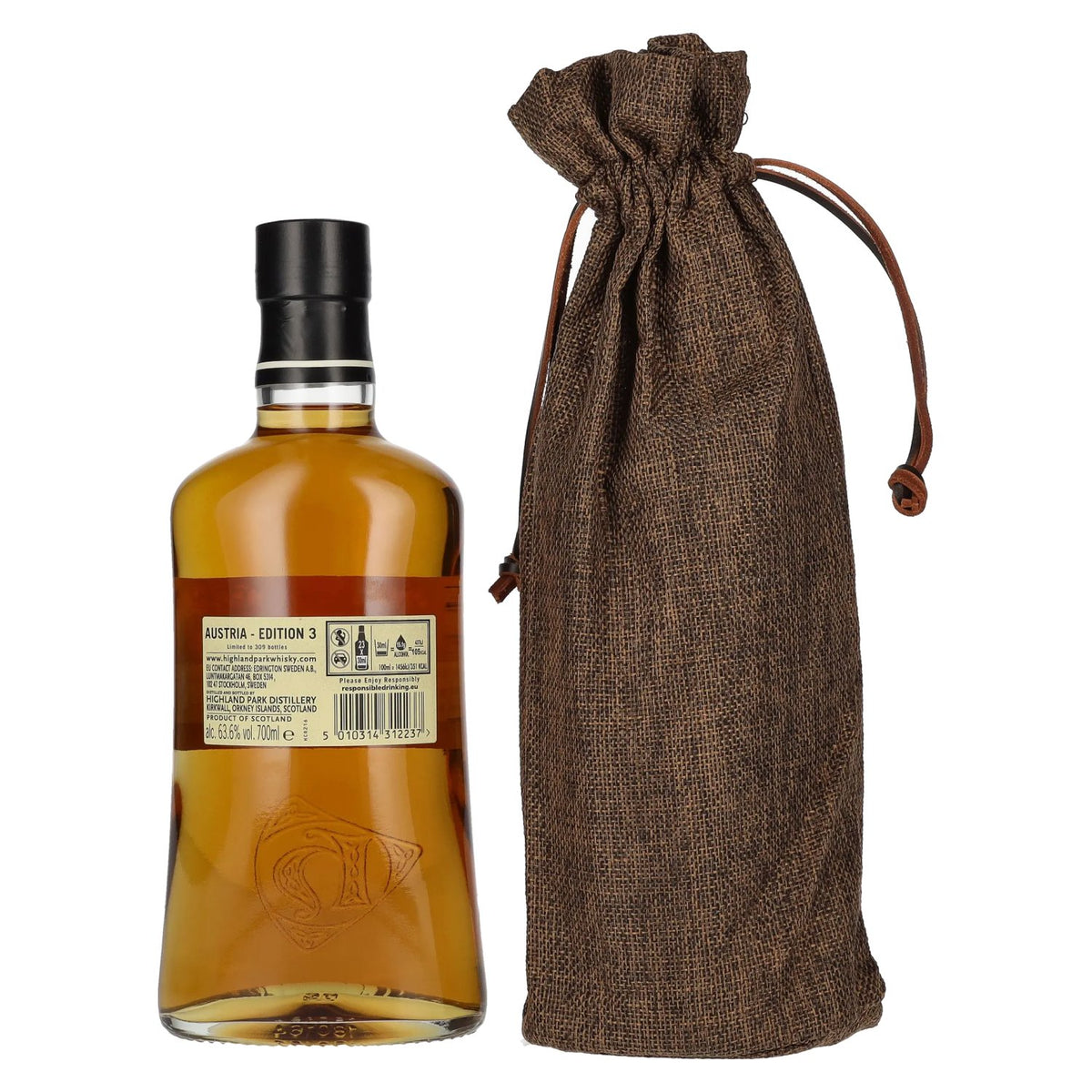Highland Park 11 Years Old AUSTRIA – EDITION 3 2009 63.6% vol. 0.7l in a linen bag