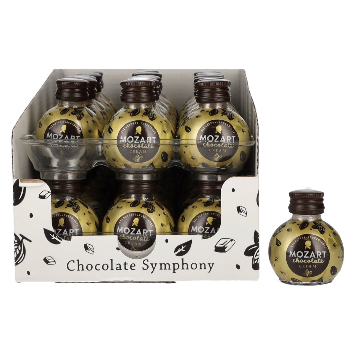 Mozart Chocolate Cream Liqueur 17% ABV 36 x 0.02 l
