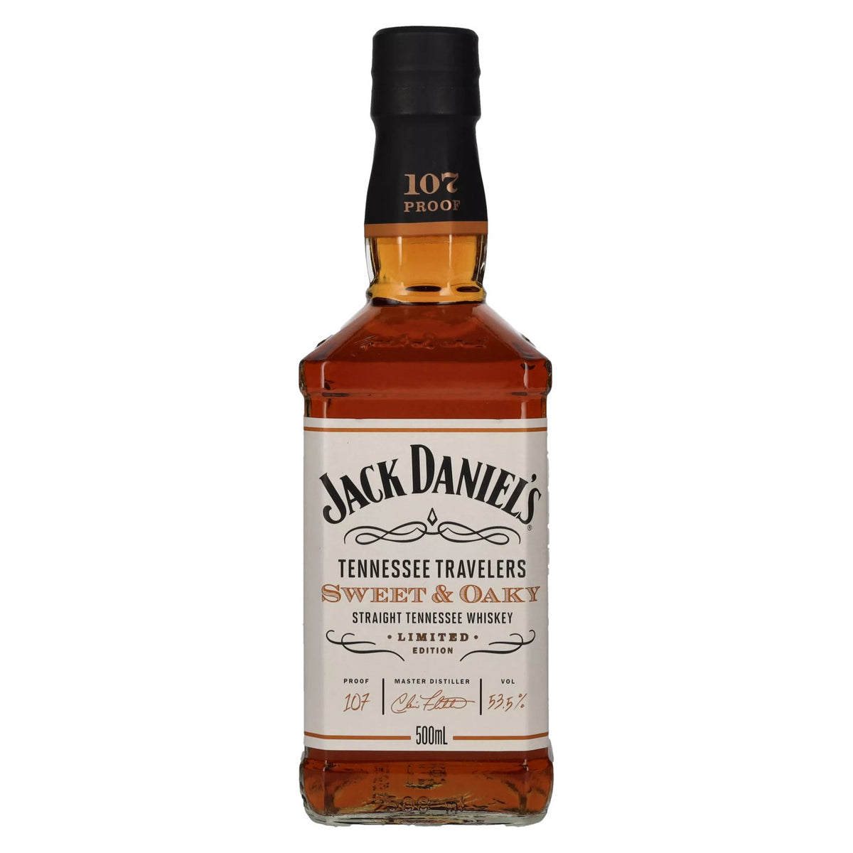Jack Daniel's Tennessee Travelers SWEET &amp; OAKY Limited Edition 53,5% vol. 0,5 l