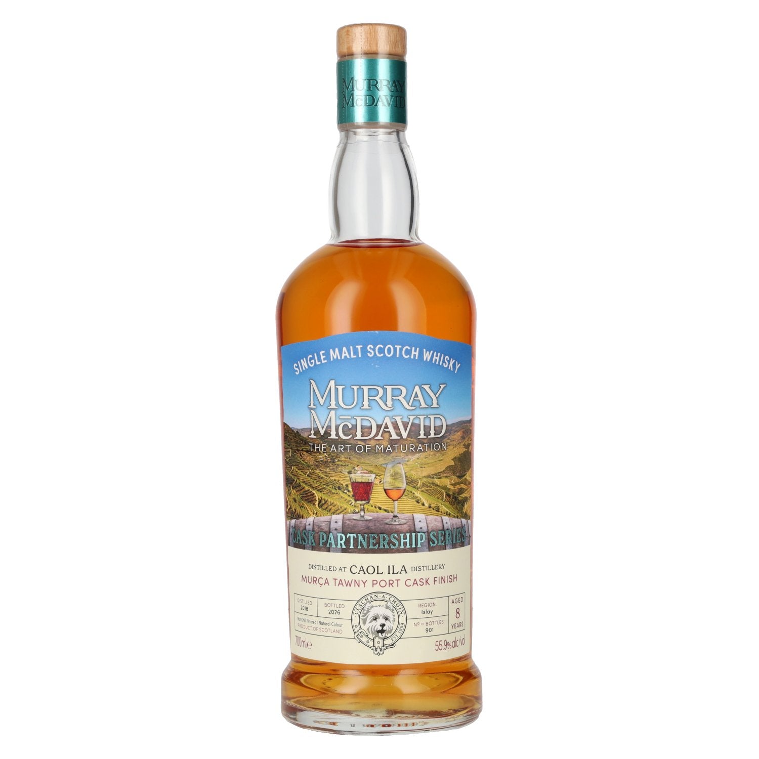 Murray McDavid PARTNERSHIP SERIES 8 Years Old Caol Ila Murca Tawny Port Cask 2018 55.9% ABV 0.7l