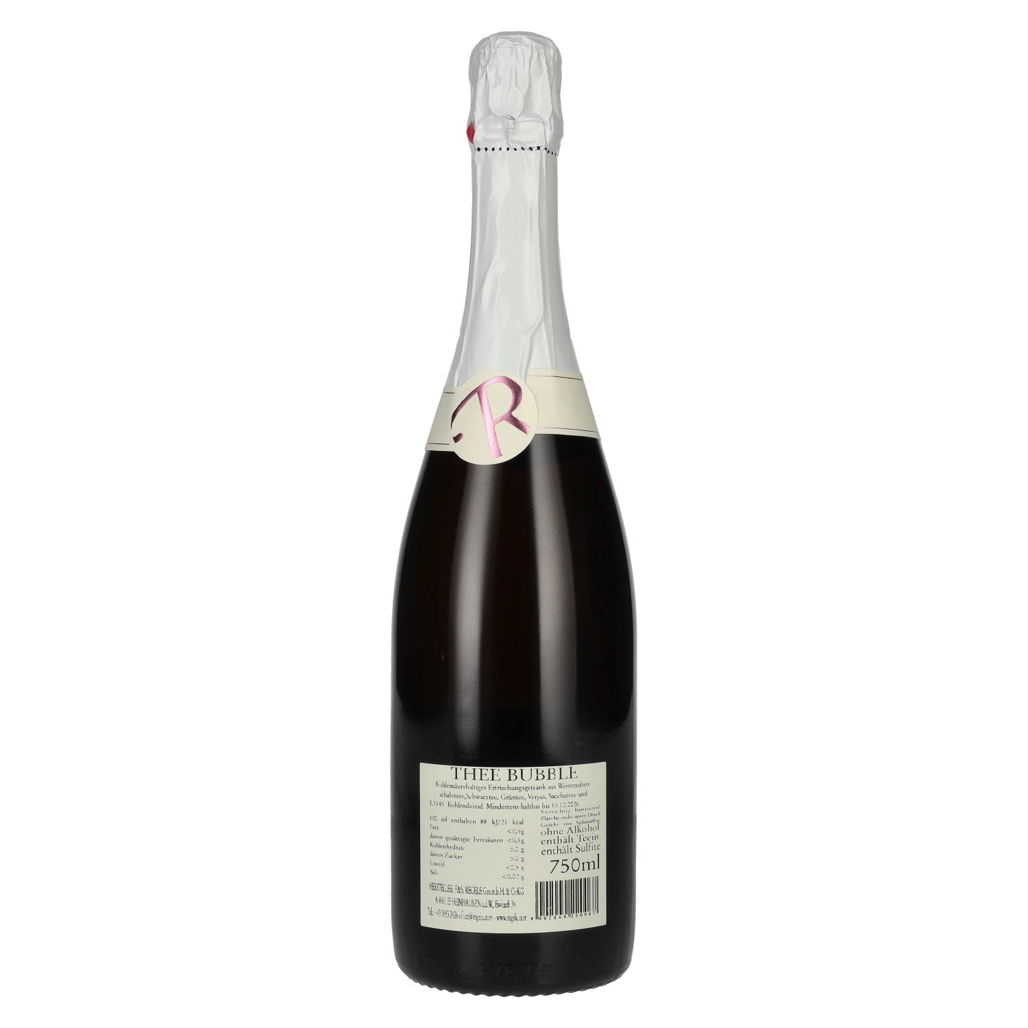 Regele Thee Bubblé Sprankelend alcoholvrij 0.75l