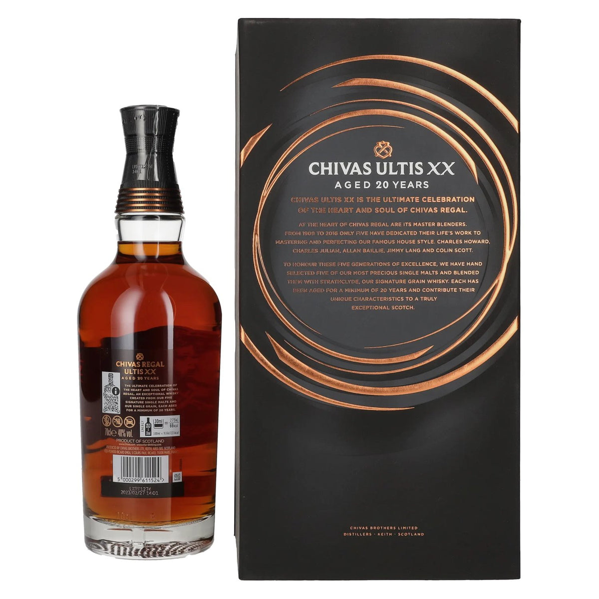 Chivas Regal ULTIS XX 20 Years Old Blended Scotch Whisky 40% vol. 0.7 l in a gift box