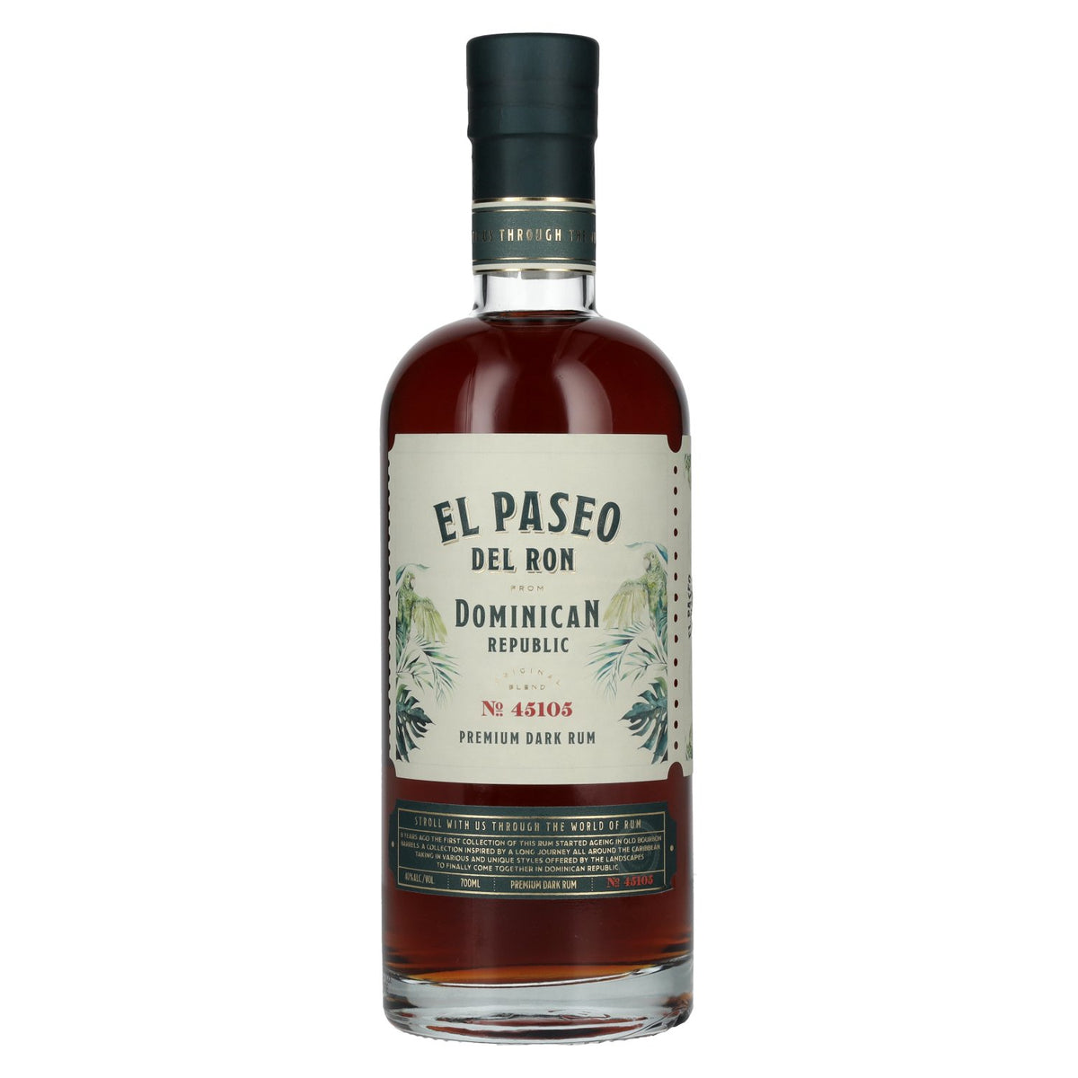 El Paseo del Ron Premium Dark Rum n° 45105 40 % vol. 0,7 l