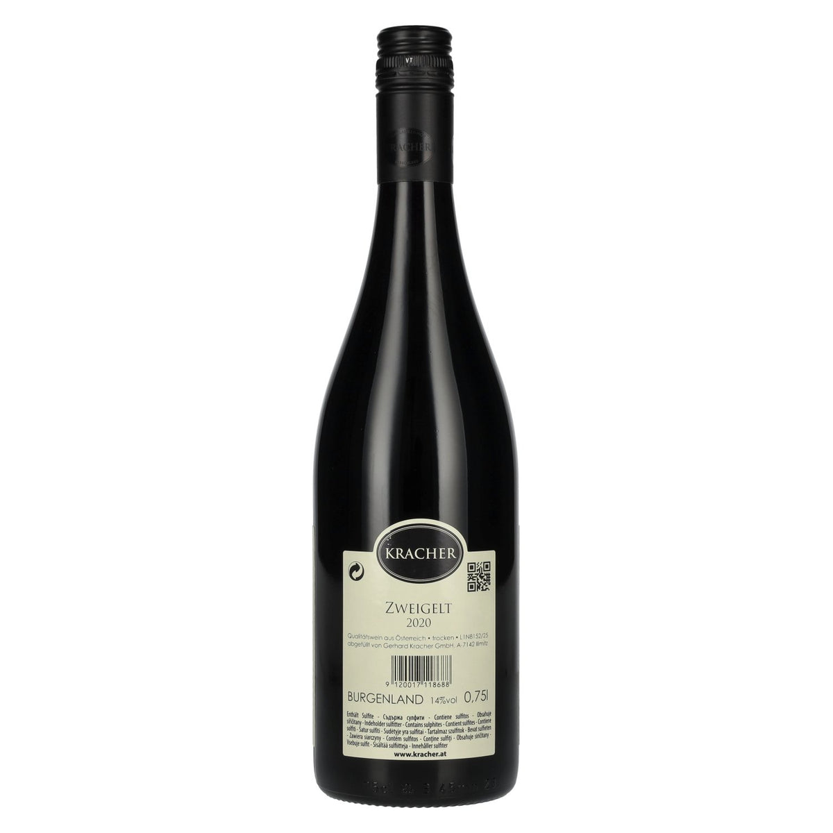 Kracher Zweigelt 2020 14% vol. 0,75 l