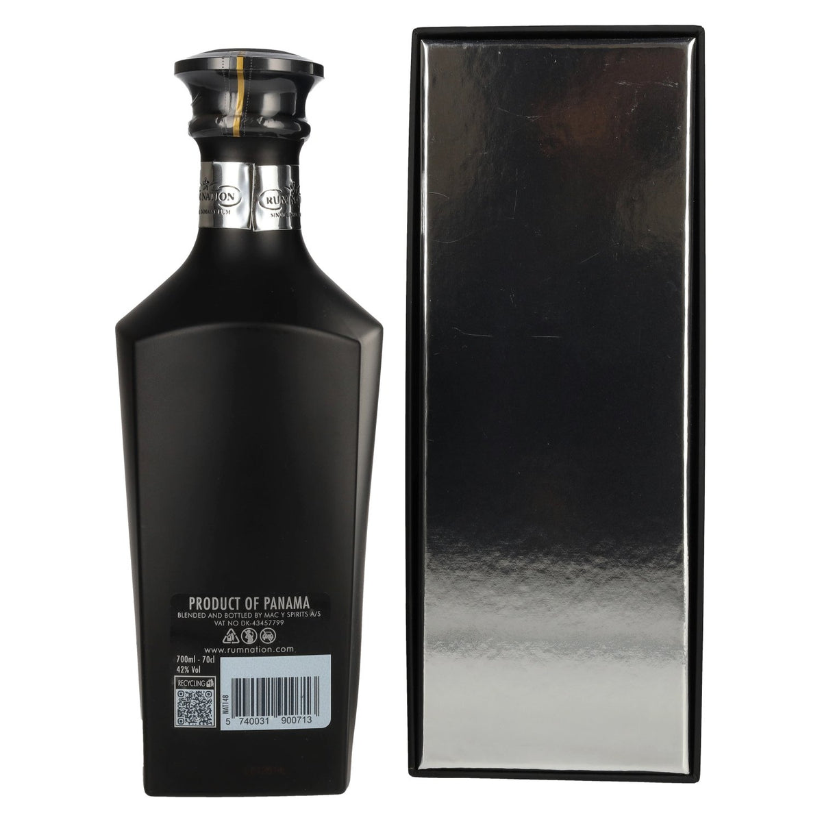 Rum Nation Panama Rum 21 Years Old Black Edition 42% vol. 0.7 l in a gift box