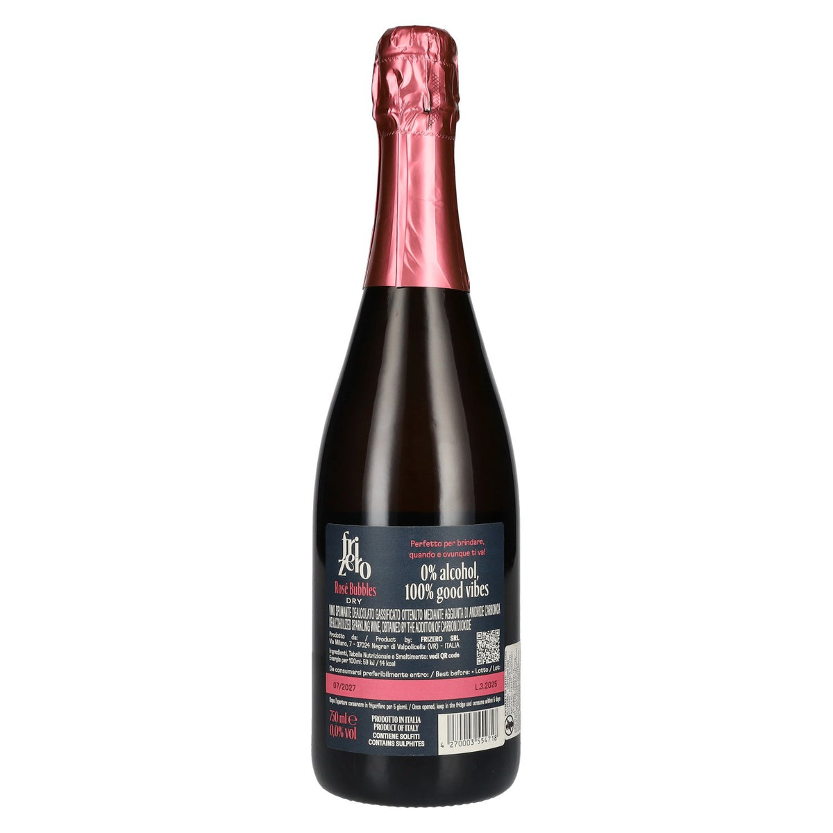 Frizero Rosé Bubbles Dry Alcohol-Free 0.0 0.75 l