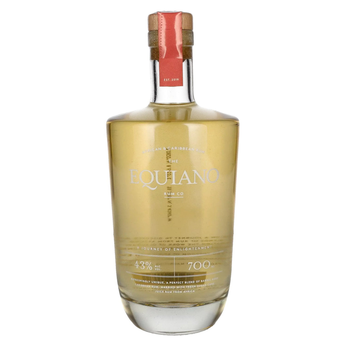 The Equiano Light Rum Co 43% ABV 0.7 litres