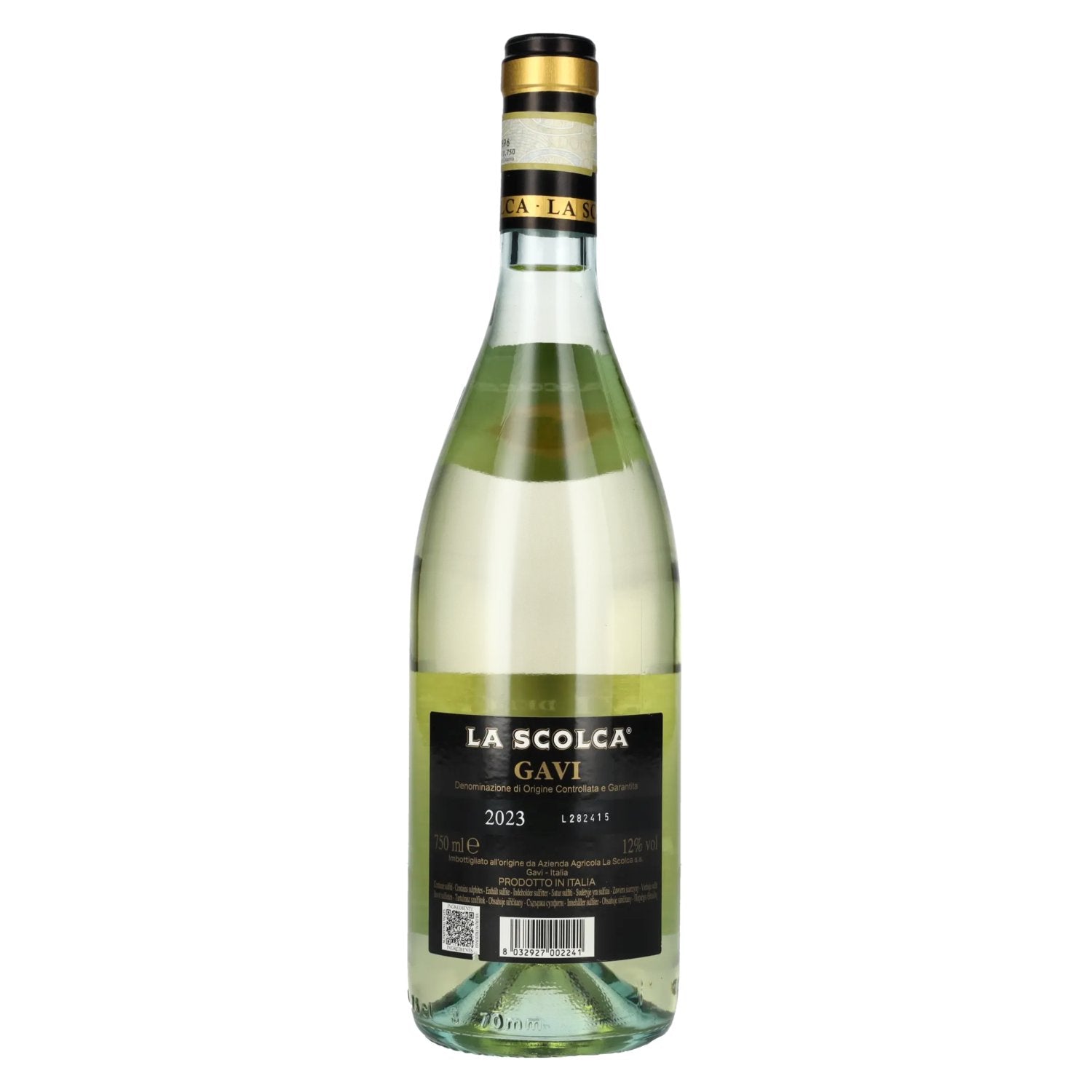 La Scolca Gavi dei Gavi Bianco Secco Etichetta Nera DOCG 2023 12% Vol. 0,75l