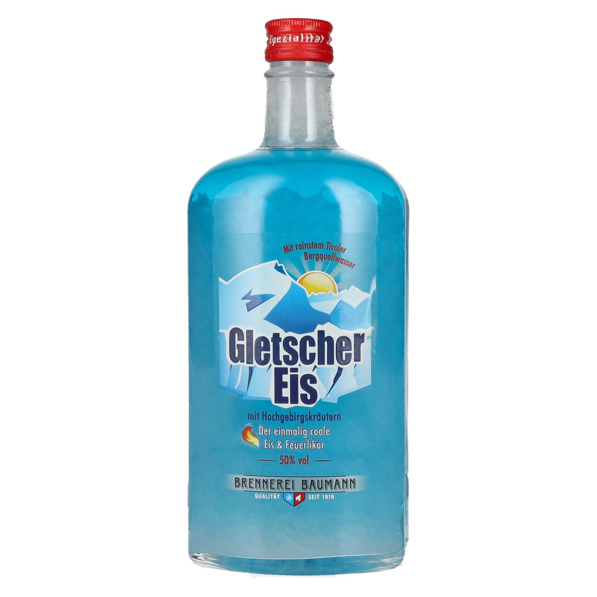 Baumann Gletsjerijs IJs &amp; Vuurlikeur 50% vol. 0,7 l