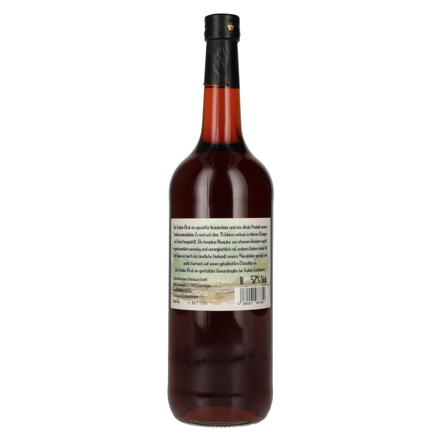Homemade Traktor-Öl special herbal liqueur 52% vol. 1l