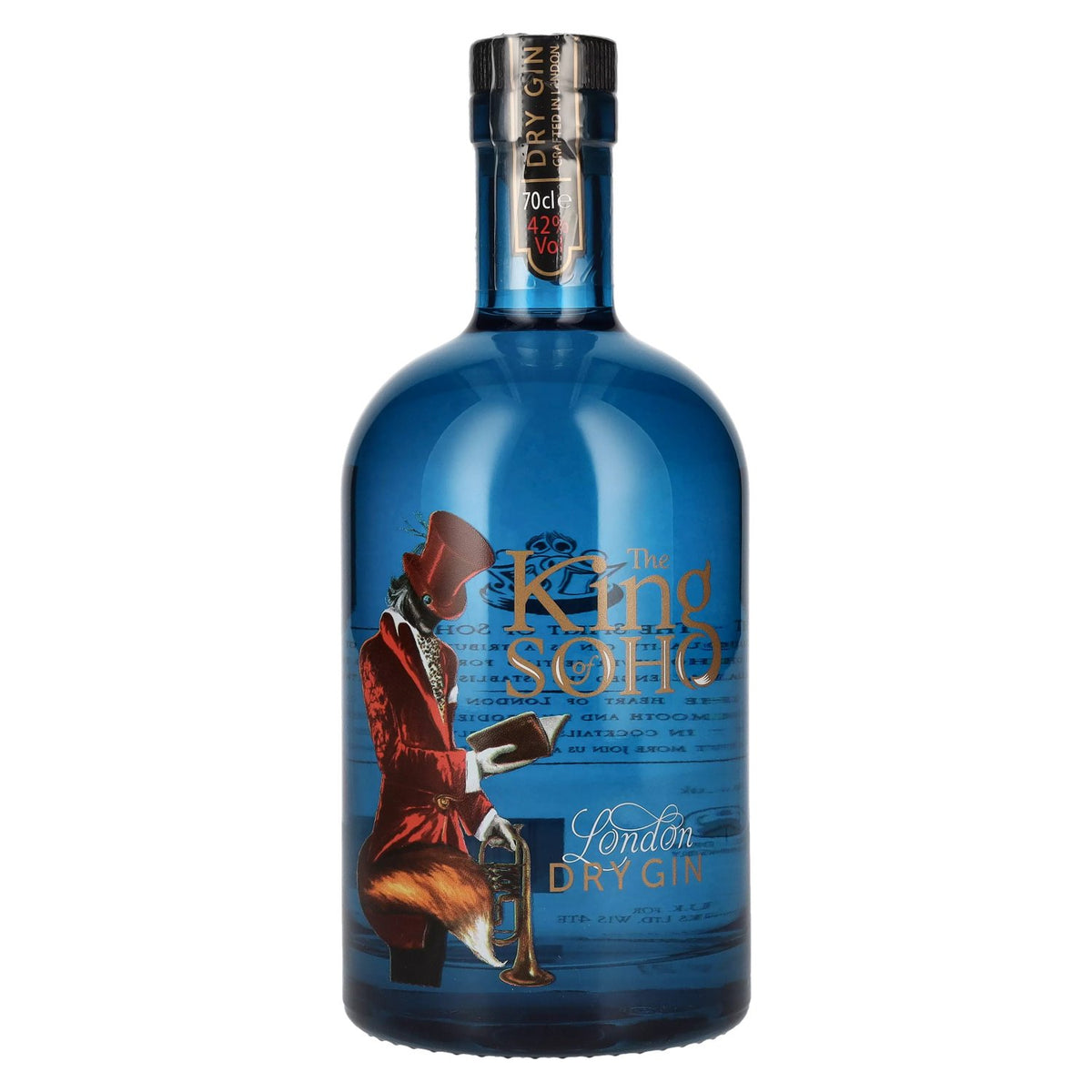 King of Soho London Dry Gin 42% ABV 0.7l