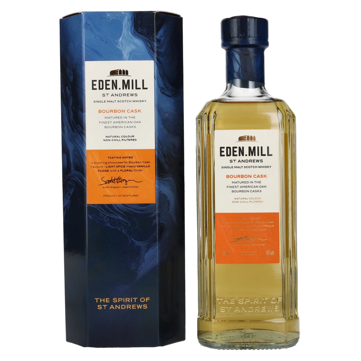 Whisky single malt Eden Mill BOURBON CASK, 46 % vol., 0,7 l, dans un coffret cadeau
