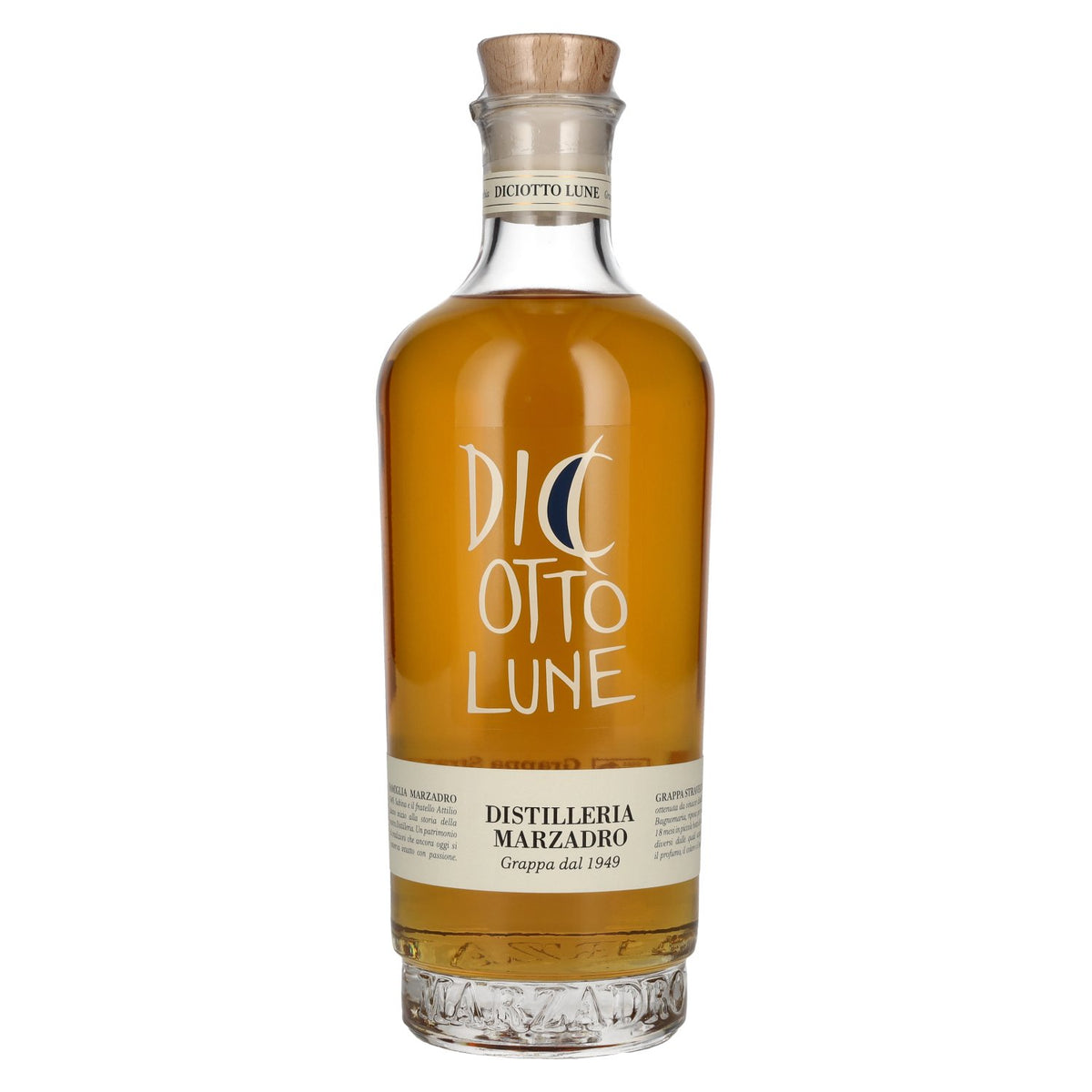 Marzadro DICIOTTO LUNE Grappa Stravecchia 41% vol. 0,7 l