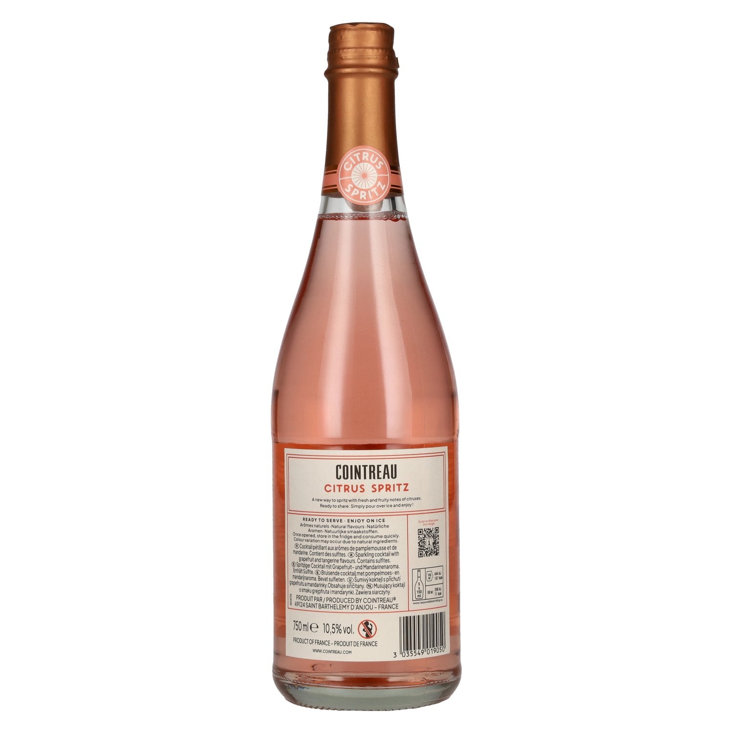 Cointreau Citrus Spritz Pamplemousse &amp; Mandarine 10,5 % vol. 0,75 l