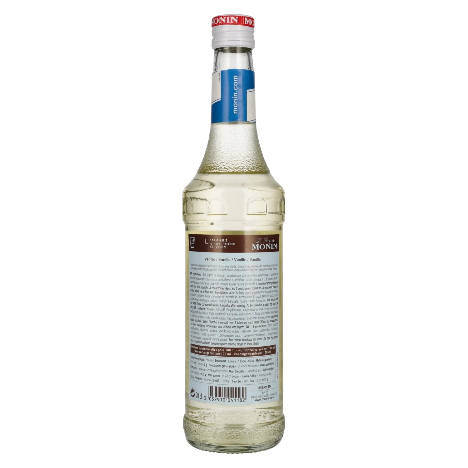 Le Sirop de Monin VANILLE SANS SUCRE 0,7l