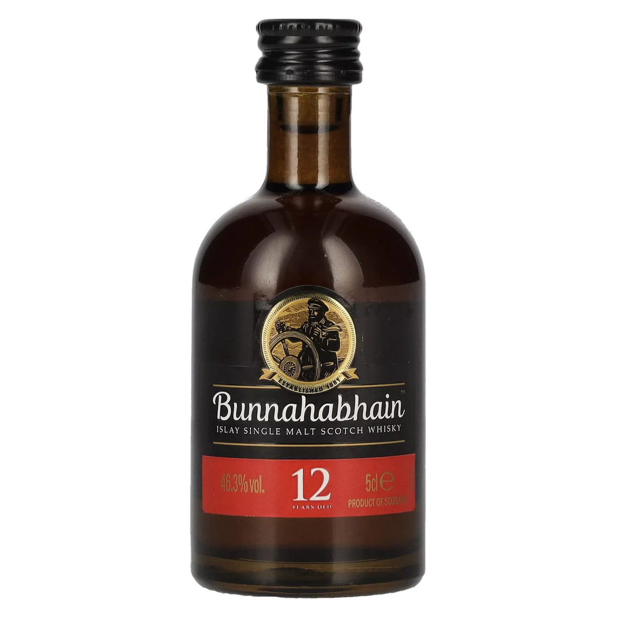 Bunnahabhain 12 Years Old Islay Single Malt Scotch Whisky 46,3% vol. 0,05 l