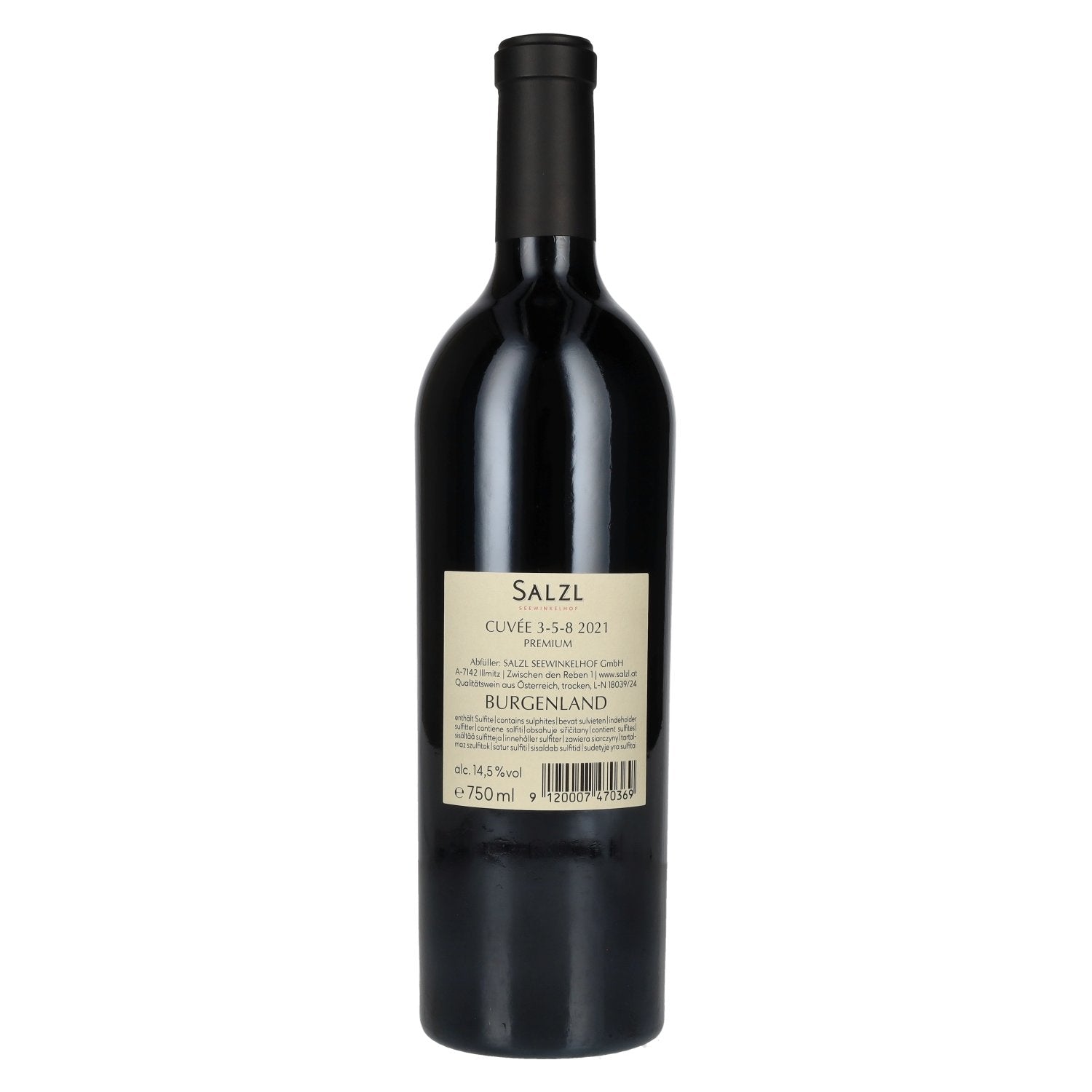 Salzl Cuvée 3-5-8 Premium 2021 14,5% Vol. 0,75l