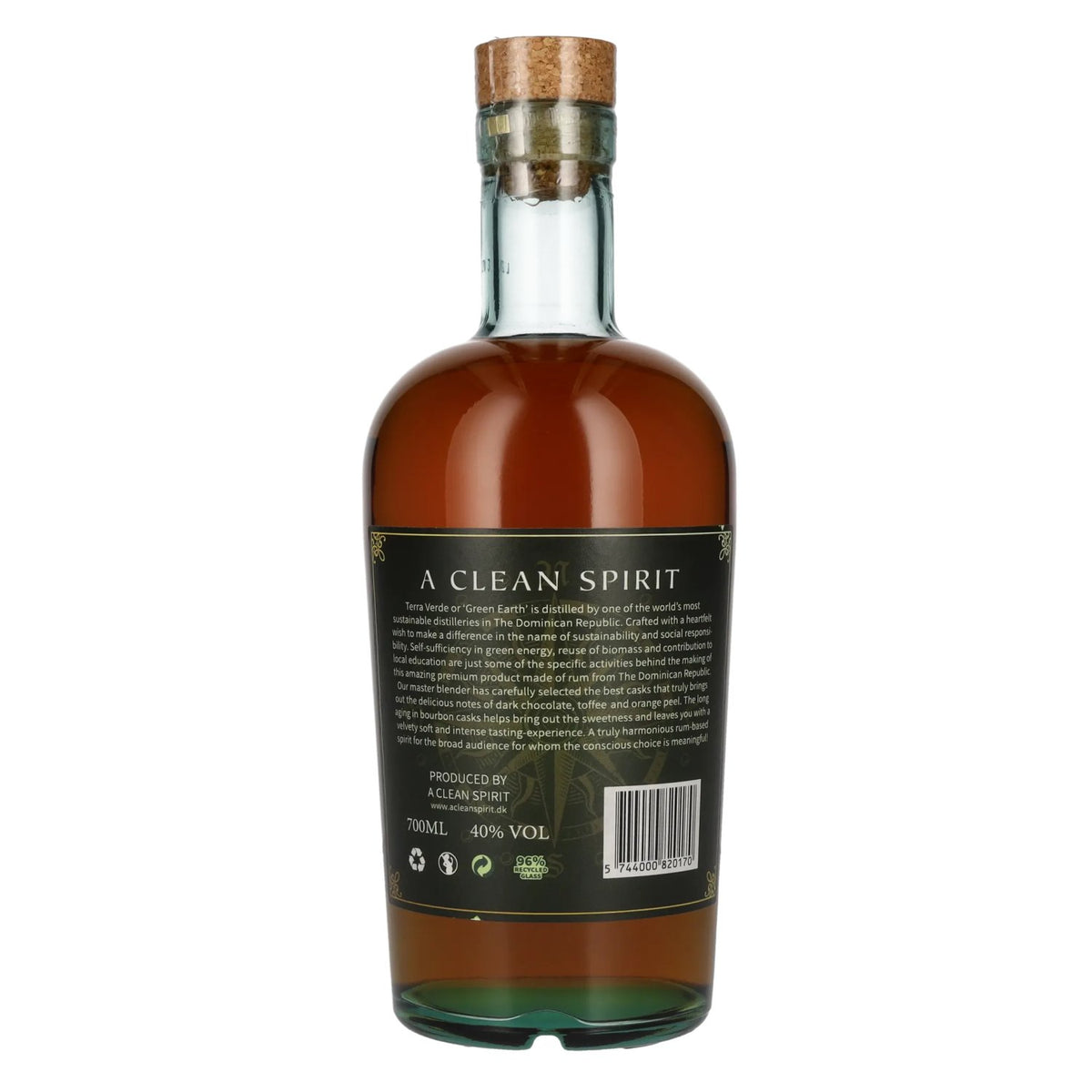Terra Verde XO Original, spiritueux à base de rhum, 40 % vol., 0,7 l