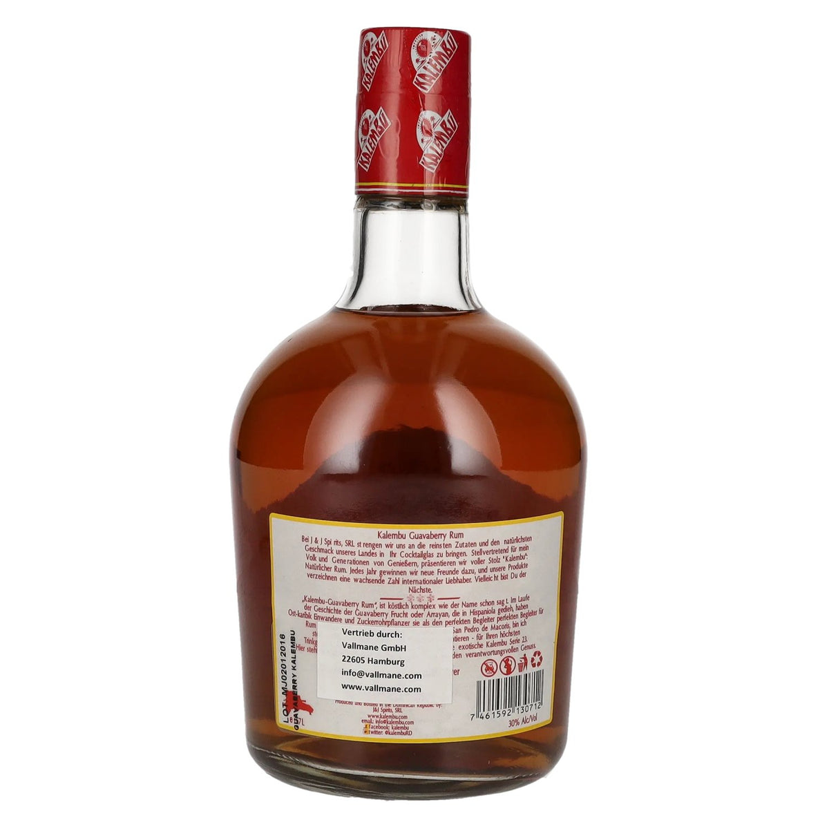 Kalembú Caribbean Guavaberry Spiced Rum 30% ABV 0.7l