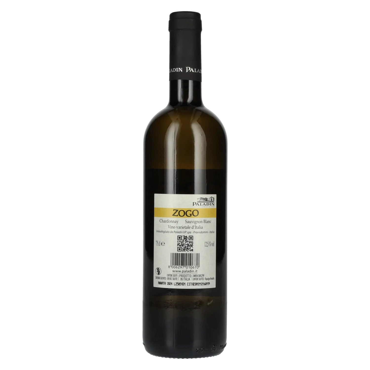 Paladin ZOGO Bianco 2024 12,5% Vol. 0,75l