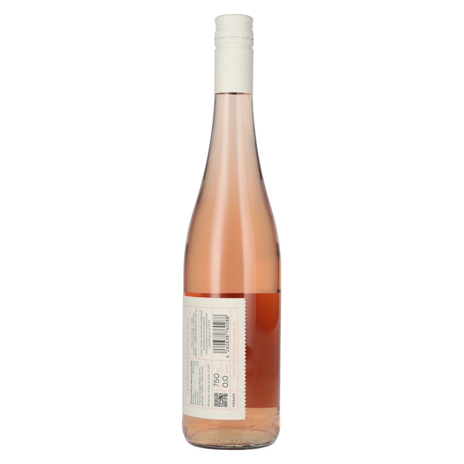III Freunde Rosé zonder alcohol 0.75l