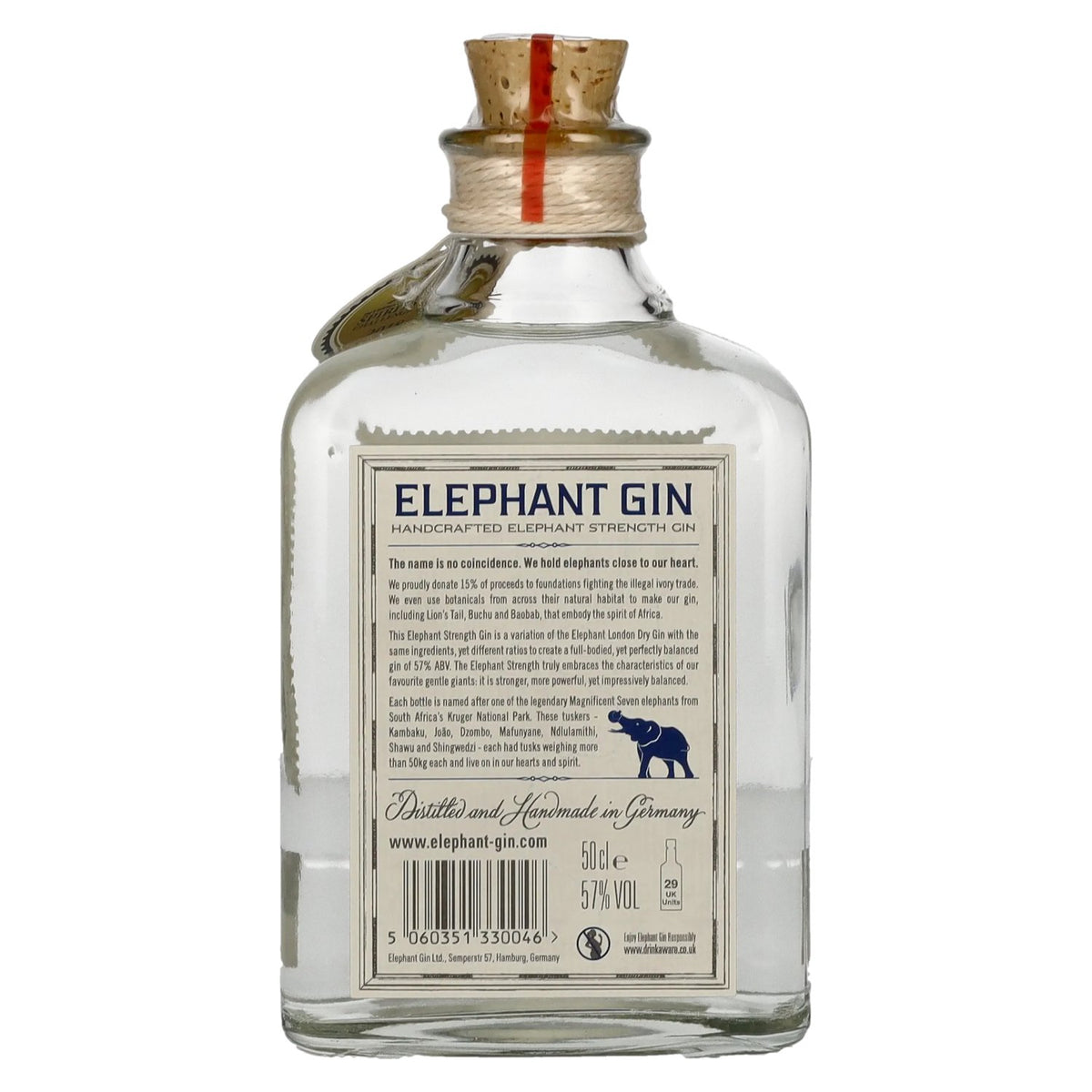 Elephant Gin Elephant Strength 57% ABV 0.5l