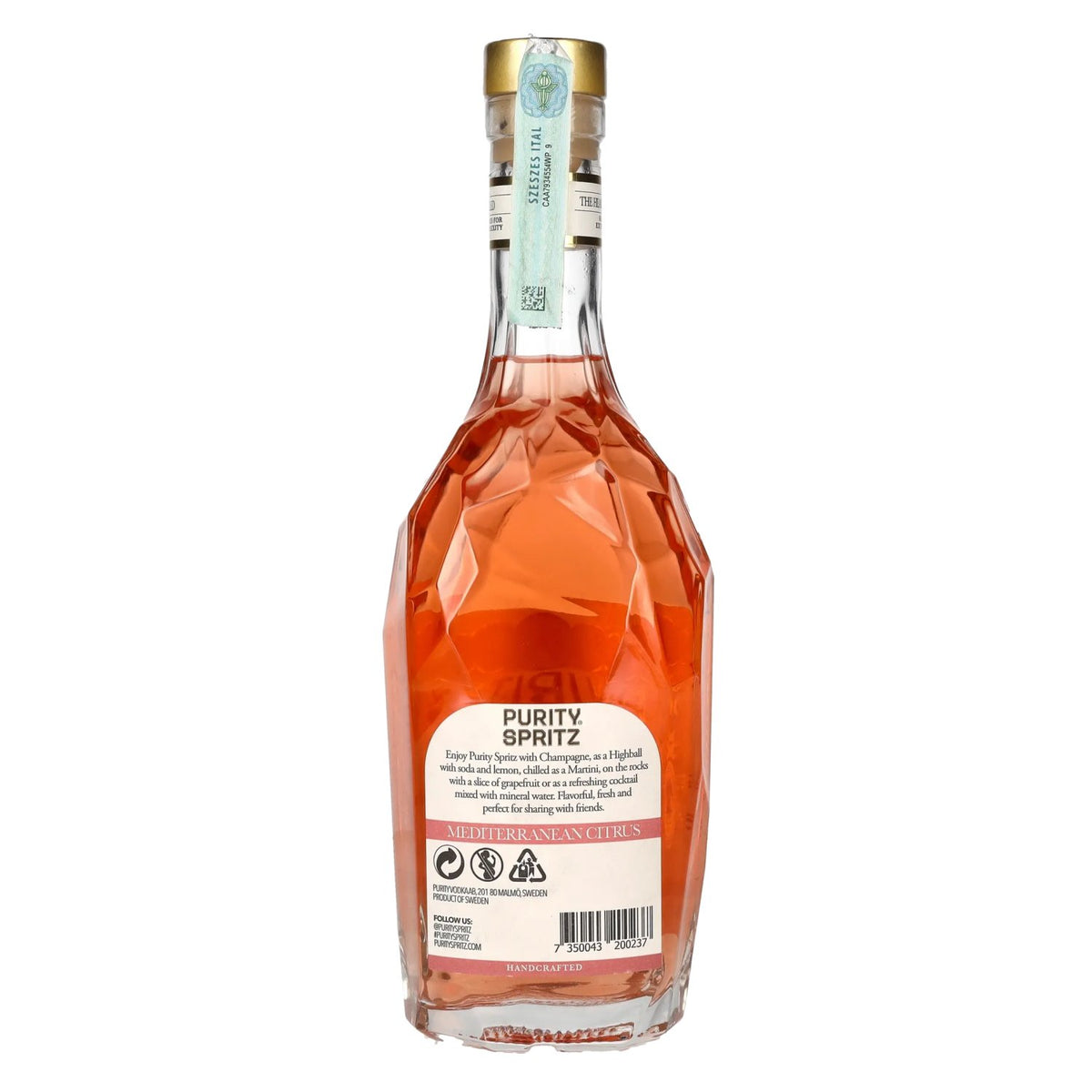 Purity SPRITZ 34 Times Distilled Mediterranean Citrus 30% Vol. 0.7 l