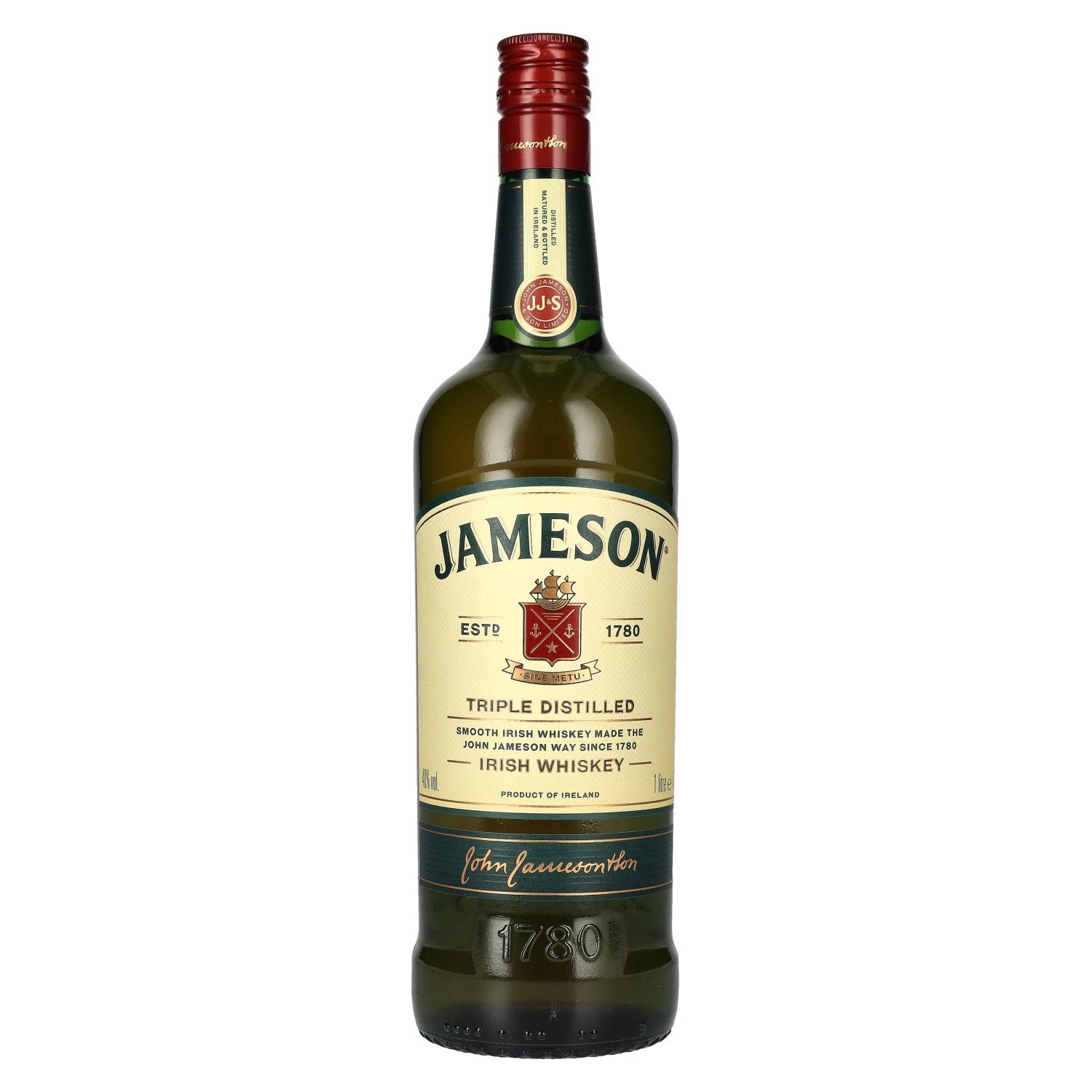 Jameson Triple Irish Whiskey 40% Vol. 1l